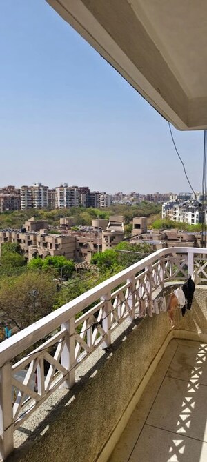Balcony in 3 BHK Apartment at Sector 7 Dwarka – for Rent