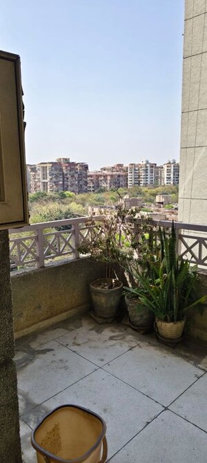 Balcony in 3 BHK Apartment at Sector 7 Dwarka – for Rent