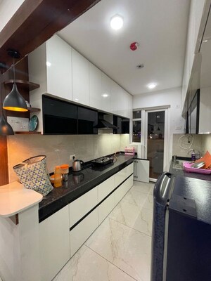 Kitchen in 3 BHK Apartment at Omaxe R2, Gomti Nagar – for Rent