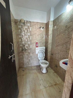 Bathroom in 1 RK Builder Floor at Chattarpur – for Rent