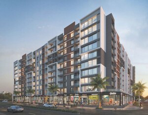  Shop – Exterior View View at Shriram Nysa, Dhanori - for Rent