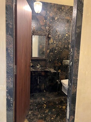 Bathroom in 3 BHK Apartment at Connaught Mansion, Colaba – for Rent