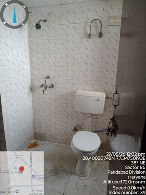 Bathroom in 3 BHK Apartment at Adore Samriddhi, Sector 89 – for Rent