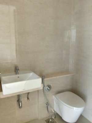 Bathroom in 2 BHK Apartment at Sheth Auris Serenity Tower 3, Malad West – for Rent
