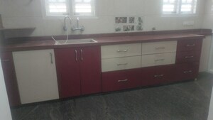 Kitchen in 3 BHK Apartment at Shanthi Nagar – for Rent