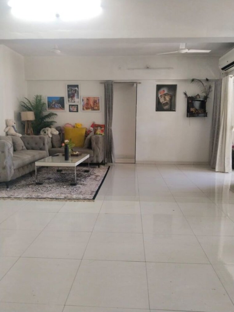 Living Room, shelter-complex 3 Bedroom 1500 Sq.Ft. Apartment In Kharghar Navi Mumbai 10560037