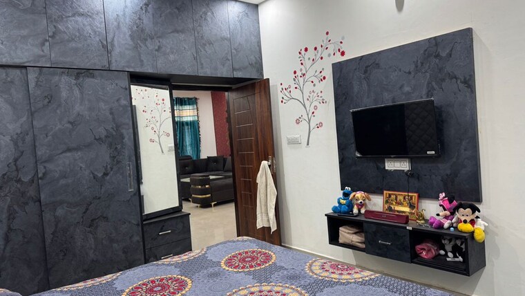 Bedroom, ambala highway 2 Bedroom 900 Sq.Ft. Builder Floor In Ambala Highway Zirakpur 10390092