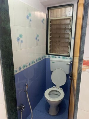Bathroom in 1 BHK Apartment at Green Fields Apartment, Andheri East – for Rent