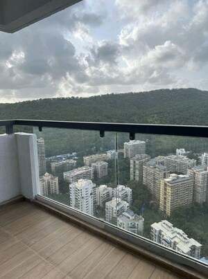 Balcony in 2 BHK Apartment at Dhamji Shamji Mahavir Spring Tulip Phase 1, Pokhran Road No Two – for Rent