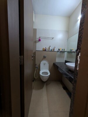 Bathroom in 2 BHK Apartment at Rustomjee Urbania Acura, Thane West – for Rent
