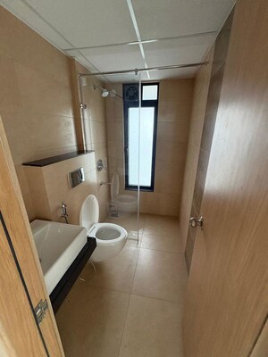 Bathroom in 3 BHK Apartment at Mahindra Nestalgia, Pimpri – for Rent