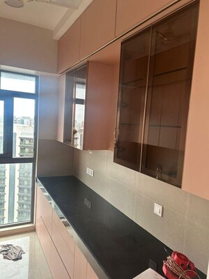 Kitchen in 3 BHK Apartment at Adani Ten BKC, Bandra East – for Rent