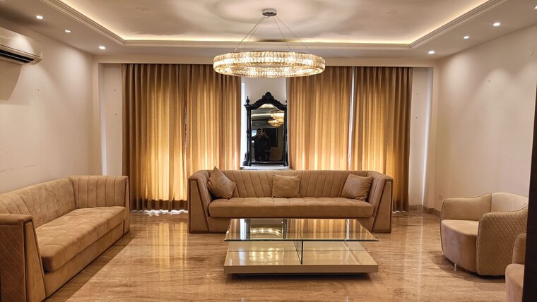 Living Room, north mullanpur 5 Bedroom 3690 Sq.Ft. Builder Floor In North Mullanpur Chandigarh 10560164