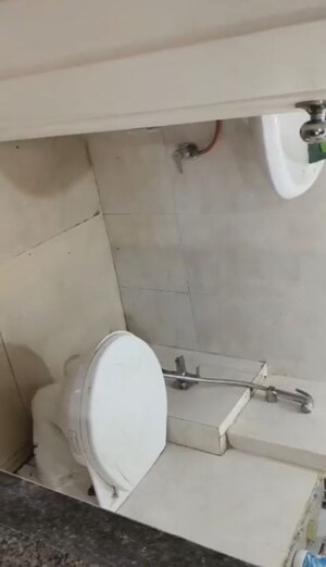 Bathroom in 1 BHK Apartment at BG Shirke Monte Verita West Tower, Borivali East – for Rent
