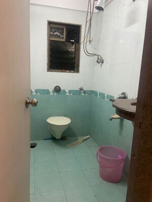 Bathroom in 3 BHK Apartment at Meridian Apartment, Nerul Sector 6 – for Rent