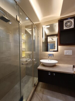 Bathroom in 4 BHK Builder Floor at East Of Kailash – for Rent