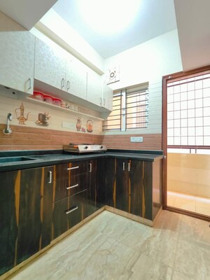 Kitchen in 2 BHK Builder Floor at Hsr Layout – for Rent