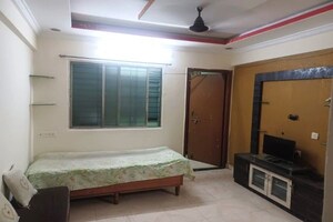 Living Room in 1 BHK Apartment at Tukaram Nagar – for Rent