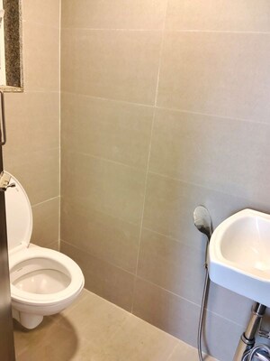 Bathroom in 1 BHK Apartment at Group Satellite Aarambh, Malad East – for Rent