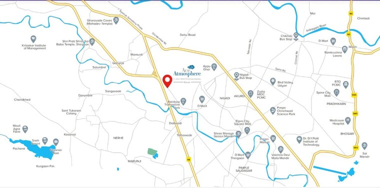 Map Location, ace-augusta 3 Bedroom 1006 Sq.Ft. Apartment In Hinjewadi Pune 10560212