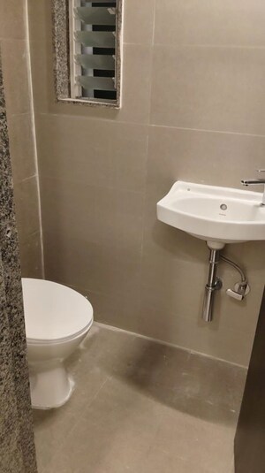 Bathroom in 1 BHK Apartment at Group Satellite Aarambh, Malad East – for Rent