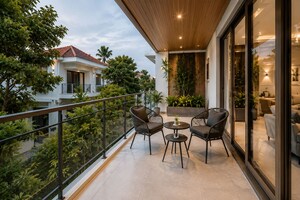 Balcony in 3 BHK Villa at Maradu – for Sale