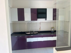 Kitchen in 3 BHK Apartment at Vijay Nakshatra, Ghodbunder Road – for Rent