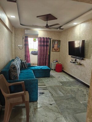 Living Room in 2 BHK Apartment at Indradhanu Palace Chs, Uthalsar – for Sale