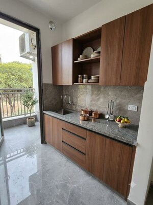 Kitchen in 1 RK Builder Floor at Delta Square, Sector 25 – for Rent