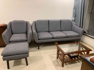 Living Room in 2 BHK Apartment at Rizvi Cedar, Malad East – for Rent