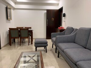 Living Room in 2 BHK Apartment at Rizvi Cedar, Malad East – for Rent