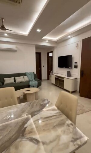Living Room in 3 BHK Apartment at Raj One Good Earth, Sector 71 – for Rent
