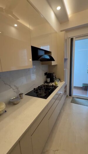 Kitchen in 3 BHK Apartment at Raj One Good Earth, Sector 71 – for Rent