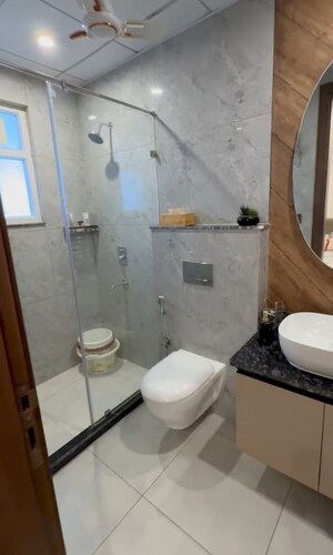 Bathroom in 3 BHK Apartment at Raj One Good Earth, Sector 71 – for Rent