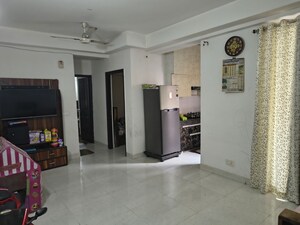Living Room in 2 BHK Apartment at Galaxy North Avenue, Gaur City 1 – for Rent