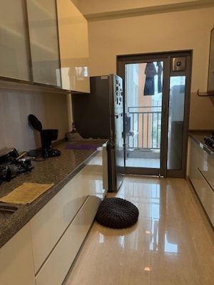 Living Room in 2.5 BHK Apartment at Prescon Midtown Bay, Mahim West – for Rent