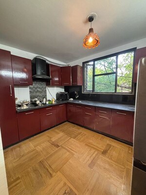 Kitchen in 3 BHK Builder Floor at Saket – for Rent