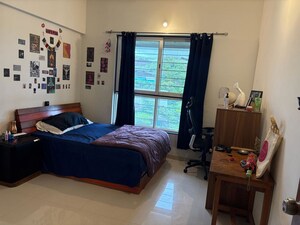 Bedroom in 4 BHK Apartment at Sharada Alliance Akashparv, Bavdhan – for Rent