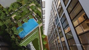 Balcony in 2 BHK Apartment at Dynamix Divum, Malad East – for Rent