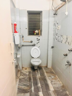Bathroom in 2 BHK Apartment at Ascot CHS, Andheri West – for Rent