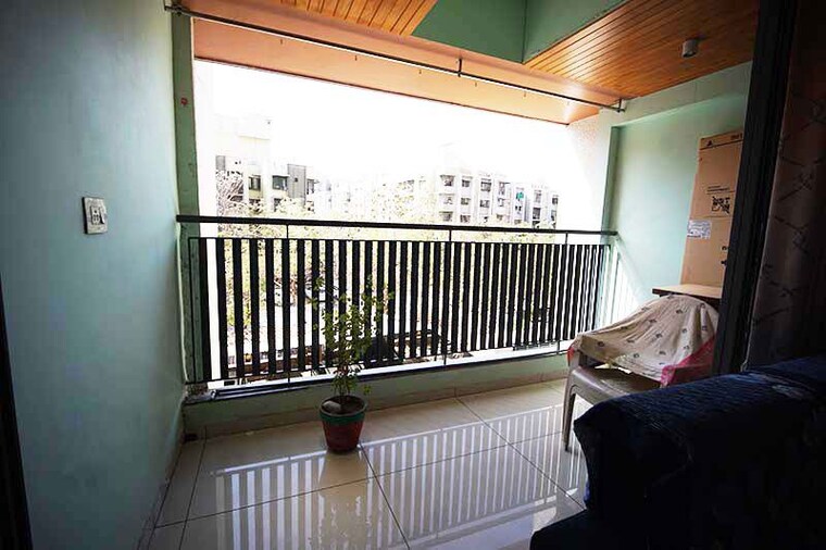 Balcony, aaryan-city 3 Bedroom 233 Sq.Yd. Apartment In Gota Ahmedabad 10560913