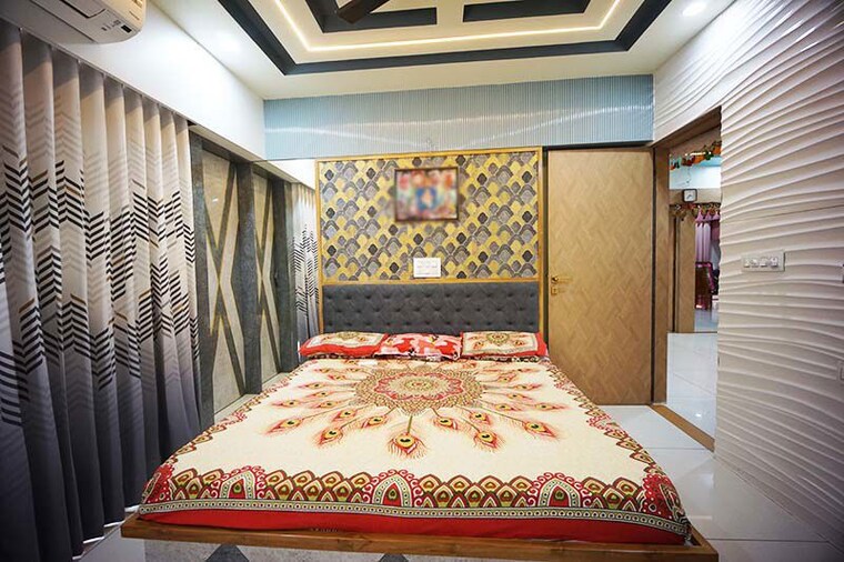 Bedroom, aaryan-city 3 Bedroom 233 Sq.Yd. Apartment In Gota Ahmedabad 10560913