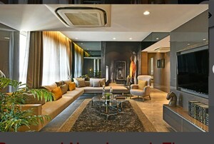 Living Room in 2 BHK Apartment at Raymond The Address By GS, Sion – for Sale