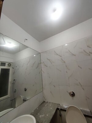 Bathroom in 3 BHK Apartment at Omkar Alta Monte, Malad East – for Rent