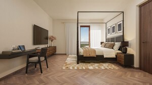 Living Room in 3 BHK Apartment at Embassy Springs Plots, Devanahalli – for Sale