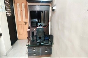 Living Room in 1 BHK Apartment at Tukaram Nagar – for Rent
