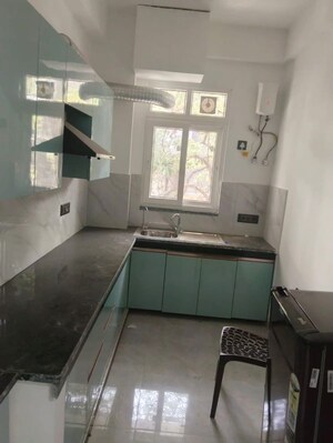 Kitchen in 1 BHK Builder Floor at Central Gurgaon – for Rent