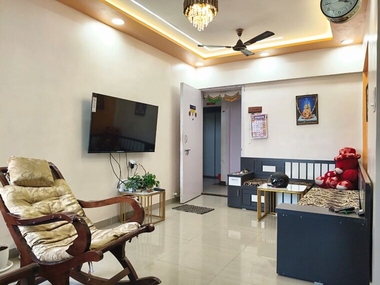 Living Room, wakad 2 Bedroom 900 Sq.Ft. Apartment In Wakad Pune 10561159