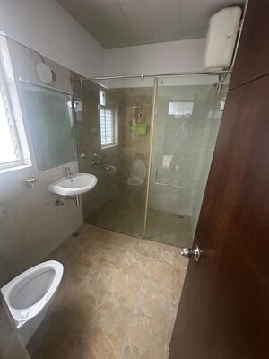 Bathroom in 4 BHK Apartment at Vamsiram Jyothi Elite, Madhapur – for Rent