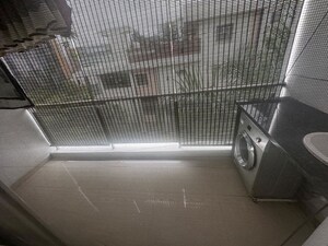 Bathroom in 4 BHK Apartment at Vamsiram Jyothi Elite, Madhapur – for Rent
